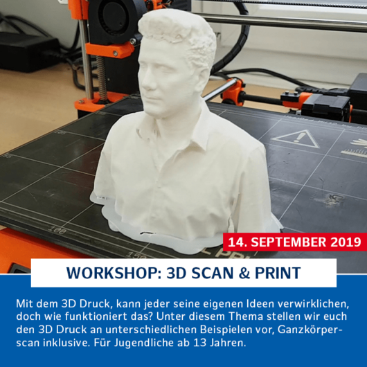  3D Scan & Print TEST | 14. September 2019