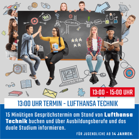 Finde Deine Perspektive 01|20: 13:00 - Lufthansa Technik | 18. Januar 2020 |  13 - 15 Uhr