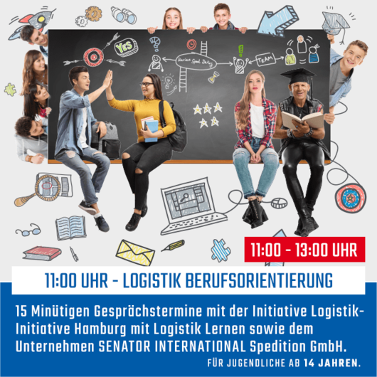 Finde Deine Perspektive 01|20: 11:00 - Logistik Berufsorientierung | 18. Januar 2020 |  11 - 13 Uhr